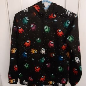 Boys Long Sleeve Space Hoodie